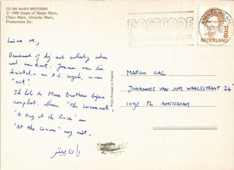 CPM AK Marx Brothers SINGER (768687)