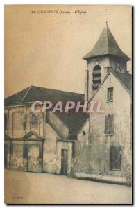 Old Postcard La Courneuve Seine Church