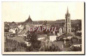 Old Postcard Sille Guillaume Vue Generale Surrounded By green hills of this c...