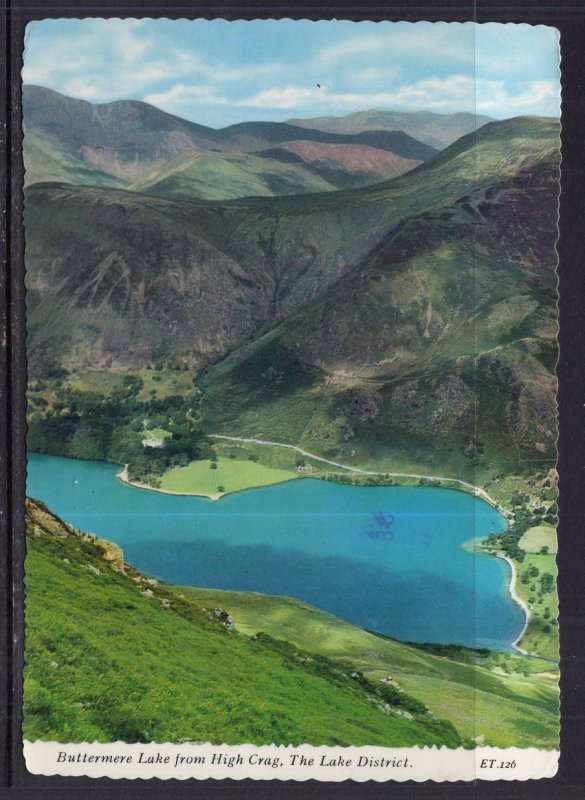 Buttermere Lake From High Crag,The Lake District,England,UK