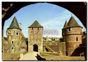 Postcard Modern Colors and Light of France Fougeres Chateau Tours Guémadeuc ...