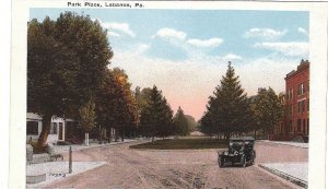 Postcard Park Place Lebanon PA