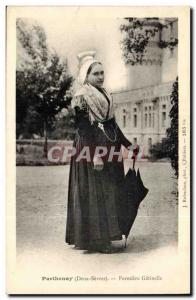 Parthenay Old Postcard Fermiere Gatinelle (folklore costumes)