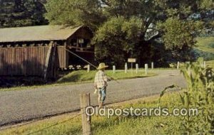 Fitch's, Delhi, NY USA Covered Bridge Unused 