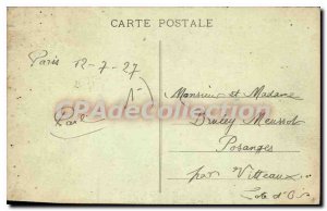 Postcard Old Paris Central Market Hall