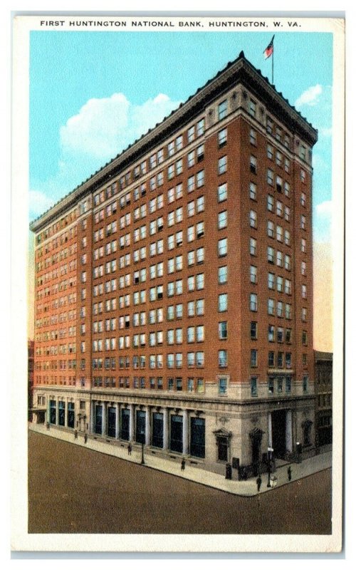 First Huntington National Bank, Huntington, WV Postcard *6V(4)33