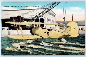 Navy Seaplane Biplane Pensacola FL Florida Postcard