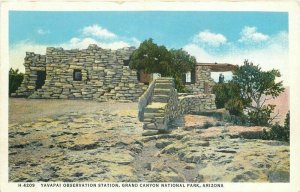 Arizona Grand Canyon Yavapai Observation Station Harvey Postcard 22-4738