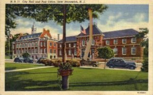 City Hall & Post Office in New Brunswick, New Jersey