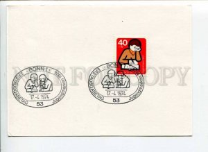 291620 GERMANY 1974 Bonn youthful philately philatelic card