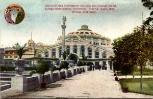 Expos Seattle Alaska Yukon Pacific Exposition 1909 Unites States Building & C...