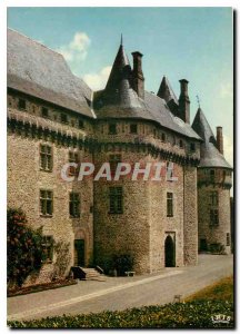 Modern Postcard The Tourist Correze Chateau de Pompadour's Facade