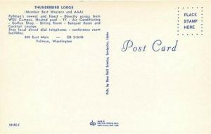 WA, Pullman, Washington, Thunderbird Lodge