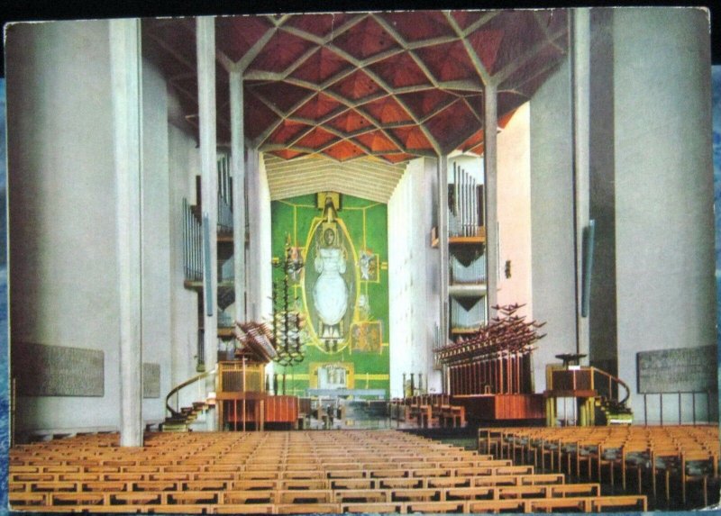 England Coventry Cathedral Nave and Chancel - unposted