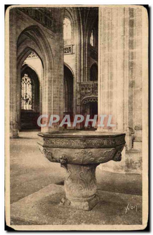 Old Postcard Bourg Eglise de Brou The Beoitier