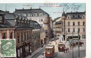 B81949 tramway Jablonec nad Nisou gabllonz a n  czech republic front/back image