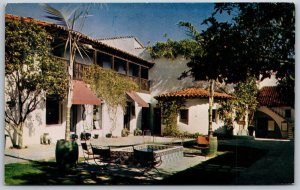 Vtg Santa Barbara California CA El Paseo Shopping Center Postcard