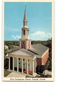 Orlando Florida FL Vintage Postcard First Presbyterian Church