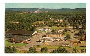 Canada - ON, Terrace Bay. Bird's Eye View, Gas Station