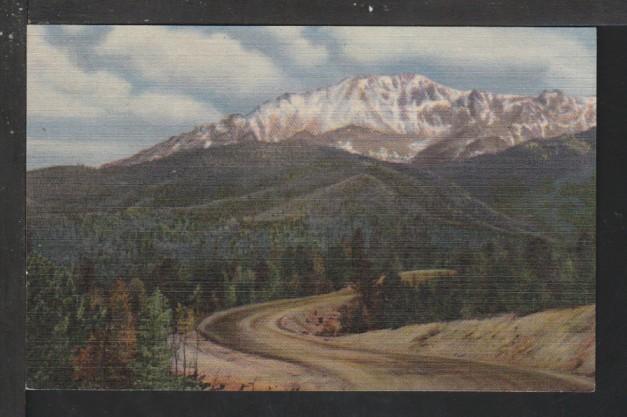 Pikes Peak,CO Postcard 