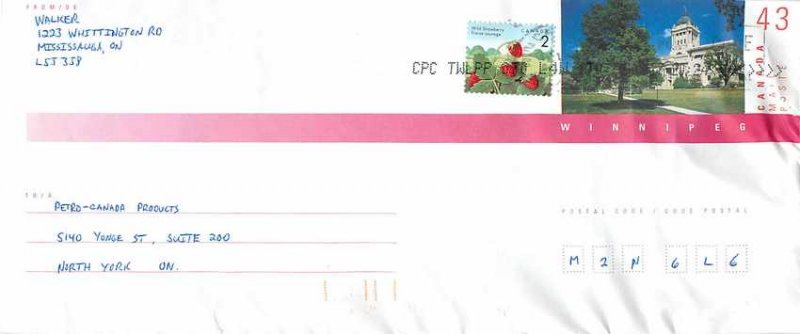 Entier Postal Stationery Postal Canada