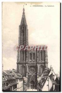 Postcard Old Strasbourg La Cathedrale