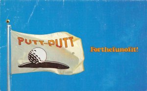 Putt-Putt Golf Course Birthday Greetings Coupon Card Vintage Postcard AA69270