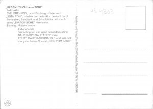 US4303 Austria Eben PG. Land Salzburg Leitn Toti Inhaber der Leitn-Alm autograph