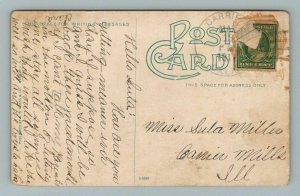 Women Picking Cotton Bonnets Oklahoma Postcard 