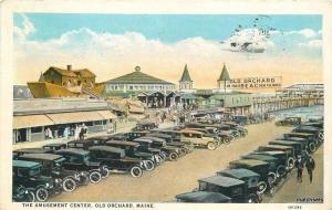 1934 Amusement Park Center Autos Old Orchard Maine Dickerman Teich 170