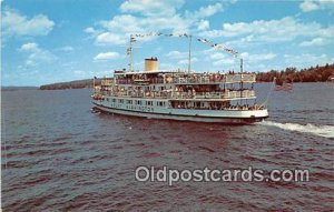 MV Mt Washington Lake Winnipesaukee, NH Ship Unused 