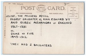 Royalty Louise His Grace The Duke Of Fife Princess Royal RPPC Photo Postcard