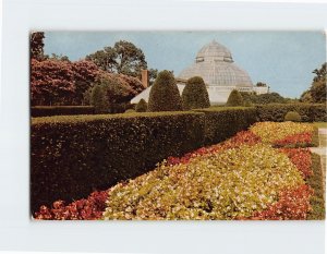 Postcard Flower conservatory, City Park, Norfolk, Virginia