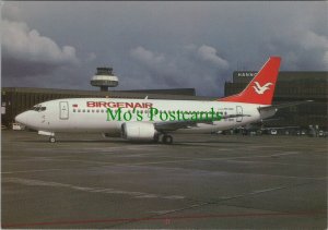 Aviation Postcard - Boeing 737 Der Birgenair Aeroplane, Hannover Airport RR14145