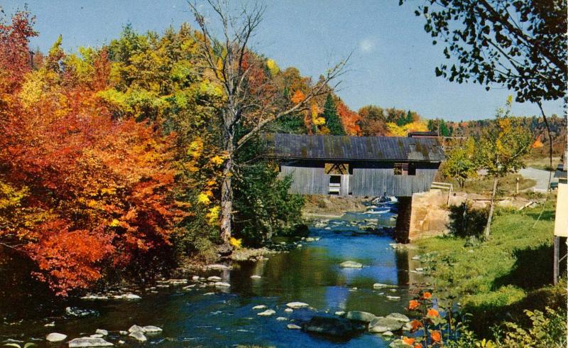 VT - Johnson. Covered Bridge