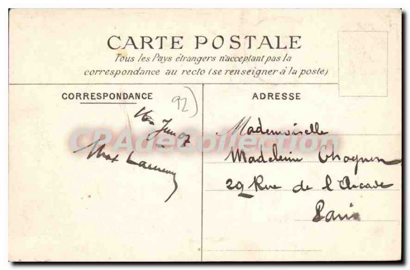 Postcard Old Saint Cloud Jardin du Trocadero