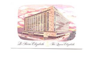 Artist's Rendition, The Queen Elizabeth Hotel, Montreal, Quebec,