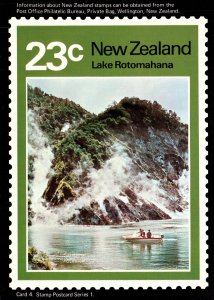 New Zealand Lake Rotomahana Stamp BIN