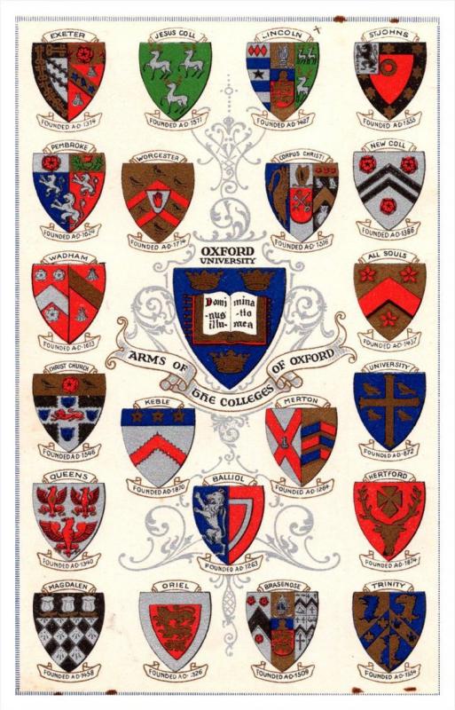 11201   Arms of  Oxford University