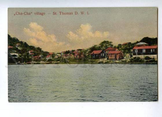 144754 Danish West Indien Virgin Isl St.Thomas Cha-Cha village