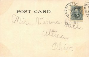 LP01  Easter  Postcard Lovely Image Child pulled by Chick