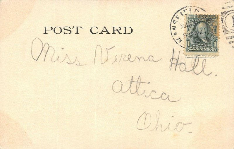 LP01  Easter  Postcard Lovely Image Child pulled by Chick