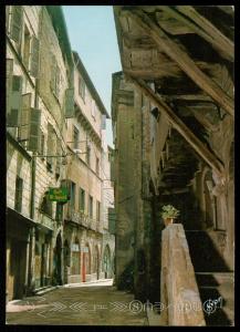 Figeac - La Rue Seguier bordee de Vieilles