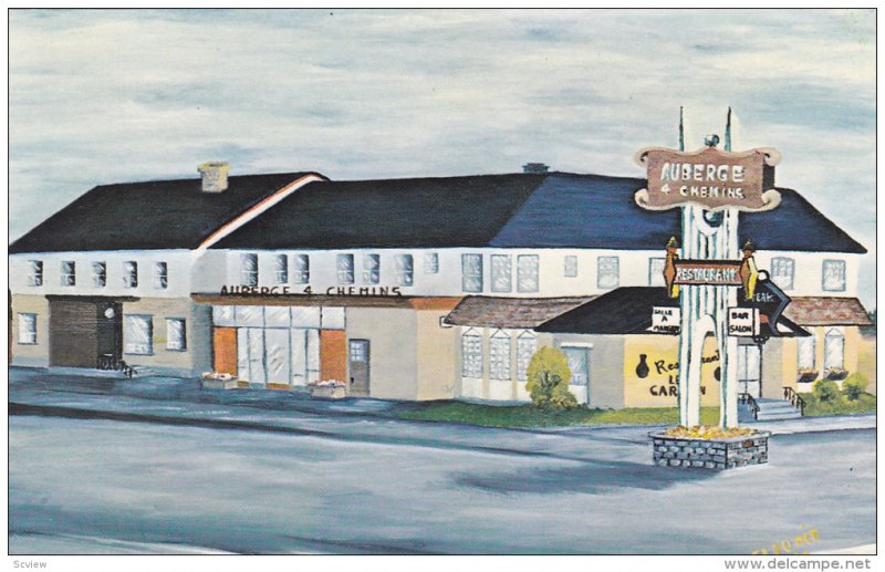 Auberge 4 Chemins , Forestville, Quebec , Canada , 50-60s