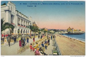 Le Palais De La Mediterranee Et La Promenade Des Anglais, Nice (Alpes Maritim...