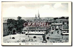 Old Postcard Nancy Place Stanislas view of City Hotel