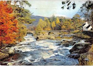 B100332 dochart falls and bridge killin perthshire   scotland