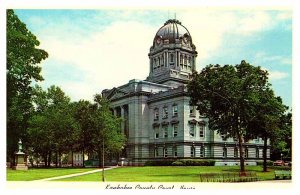 Postcard COURT HOUSE SCENE Kankakee Illinois IL AS3192