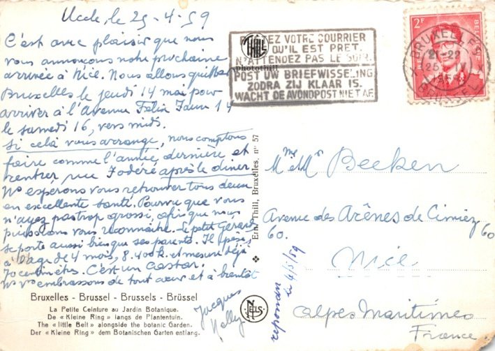 Postcard Modern Brussels - Brussels - Brussels - Br�ssel
The Little Belt at...