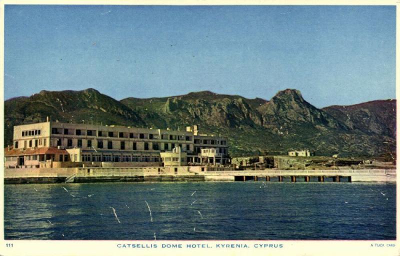 cyprus, KYRENIA, Catsellis Dome Hotel (1960s) Tuck